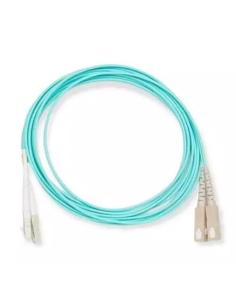 LAPARA CABLE FIBRA OPTICA MULTIMODE 50/125 DUPLEX OM3 SC/LC 1M