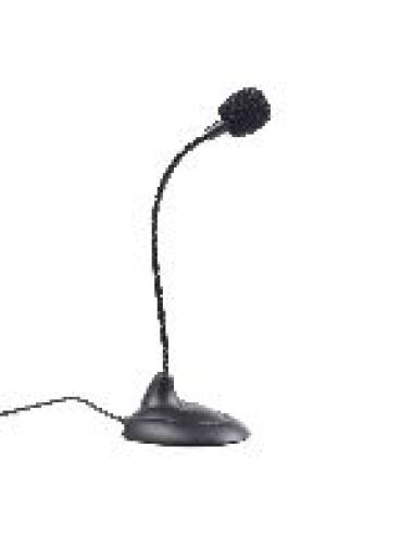 GEMBIRD MICROFONO SOBREMESA NEGRO