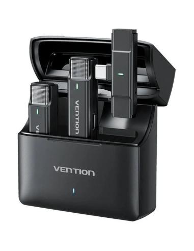 VENTION MICROFONO INALAMBRICO CON CLIP NCAB0USB-C / RECEPTOR/ 2 UNIDADES