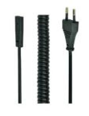 GEMBIRD CABLE CORRIENTE ENROLLADO TIPO 8 1.8M