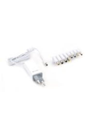 PLATINET CARGADOR DE PORTATIL DE 60W 8 CLAVIJAS BLANCO