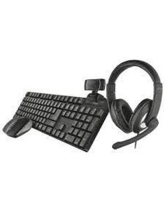 TRUST BUNDLE HOME OFFICE (CAJA DETERIORADA) INCLUYE HEADSET RENO TECLADO Y RATON XIMO Y UNA WEBCAM TRINO HD