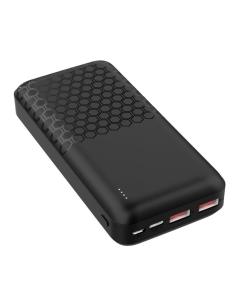 PLATINET POWER BANK 20000mAH CARGA RAPIDA NEGRO
