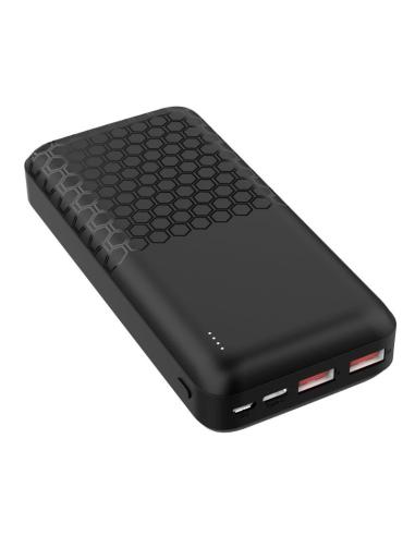 PLATINET POWER BANK 20000mAH CARGA RAPIDA NEGRO