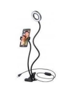 PLATINET ANILLO LUZ LED 3 FLEXIBLE CLIP SMARTPHONE
