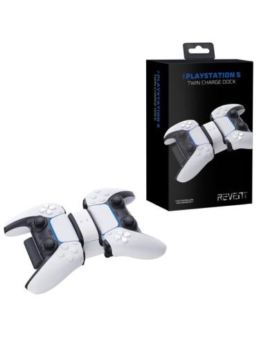 REVENT DOCK CARGA INALAMBRICA DUAL MANDO PLAYSTATION 5