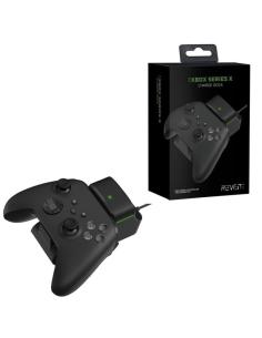 REVENT DOCK CARGA INALAMBRICA MANDO XBOX SERIE X+BATERIA 700mAh NEGRO