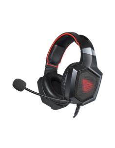 SAVIO AURICULARES GAMING FORGE JACK 3.5 MM + USBMULTIPLATAFORMA/ CABLE 2.2M/LUZ LED ROJA