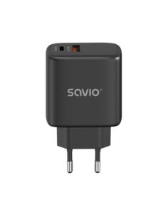 SAVIO CARGADOR USB 3.0 DE CARGA RÁPIDA 30W LA-06/B