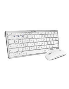 SUBBLIM TECLADO CON RATÓN BLUETOOTH MULTIDISPOSITIVO COMPACTO PLATA