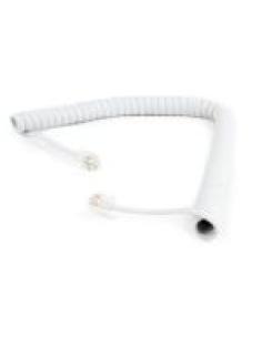 GEMBIRD CABLE TELEFONO ESPIRAL RJ10 4P4C 2M BLANCO