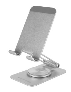 MARS GAMING SOPORTE DE MESA PARA SMARTPHONE PLATA