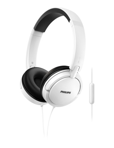 PHILIPS AURICULARES MICROFONO SHL5005 BLANCO