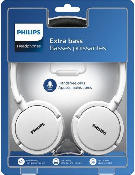 PHILIPS AURICULARES MICROFONO SHL5005 BLANCO