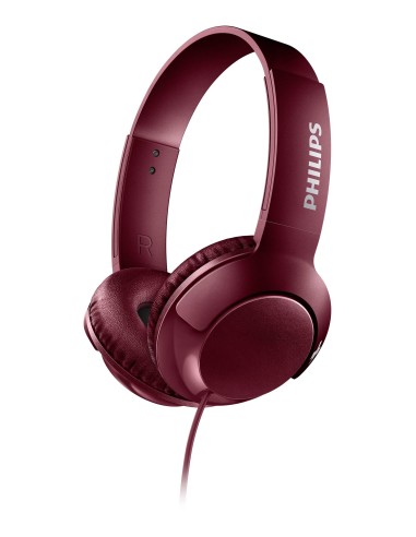 PHILIPS AURICULAR BASS + MICROFONO SHL3070RD ROJO