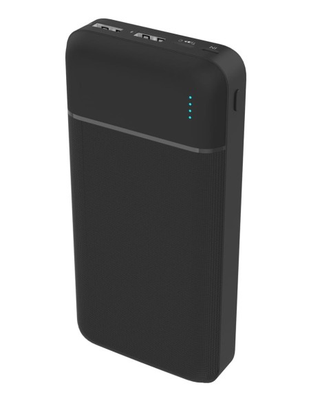 PLATINET POWERBANK 20.000mAh POLYMERO ABS NEGRO