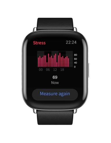 AMAZFIT SMARTWATCH ZEPP E SQUARE CUERO NEGRO