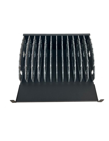 ESTANTE EWENT CON 12 RANURAS DE CARGA PARA PORTATILÉS 483x360x190mm