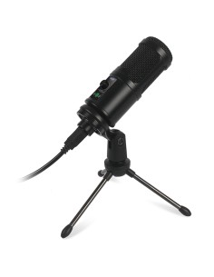 OMEGA VARR MICROFONO PRO-GAMING USB + TRIPODE + ESPONJA VGMTB2