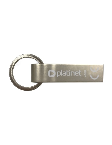PLATINET PENDRIVE 64GB USB 2.0 PMFMK64 AGUA METAL DURO