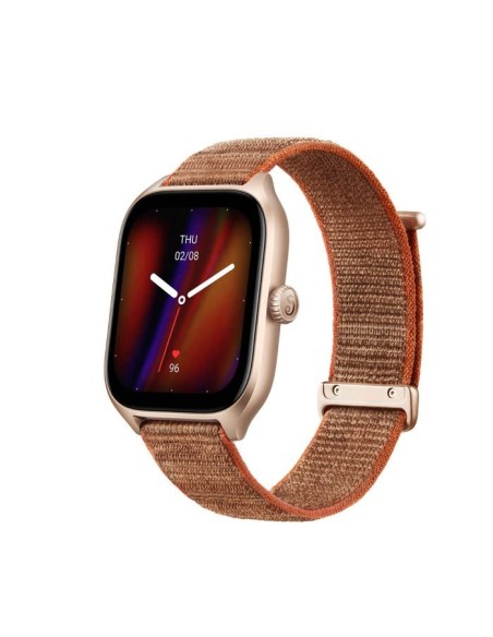 AMAZFIT SMARTWATCH HUAMI GTS 4 MARRON OTOÑONOTIFICACIONES  FRECUENCIA CARDIACA  GPS