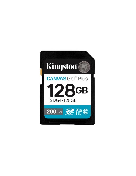 KINGSTON SD SDXC CANVAS GO 128 GB SDG4 128GB CL10