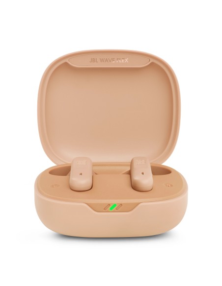JBL AURICULARES INALAMBRICOS WAVE FLEX BEIGEESTUCHE DE CARGA  AUT. 32H