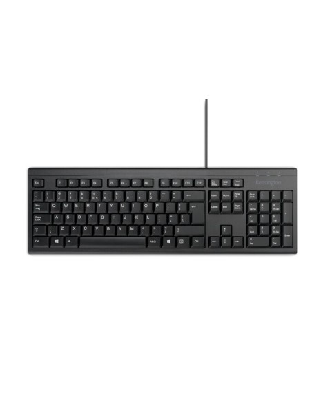 KENSINGTON TECLADO CON CABLE KB100 EQ
