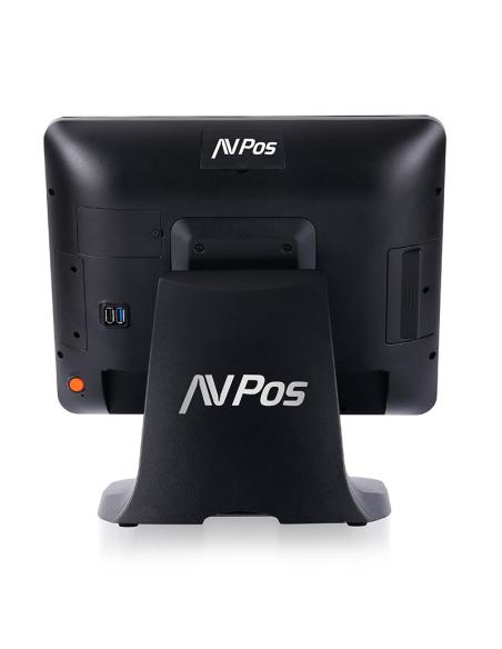 TPV AVPOS K5000 ALUMINIO 15 TACTIL I7 8GBDDR4 SSD128GB 3YR AVP-K5000B-I710-8128