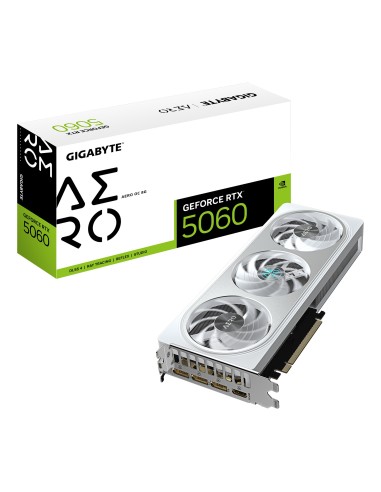 TARJETA GRAFICA GIGABYTE GAMING RTX 5060 AERO OC 8GB GDDR7