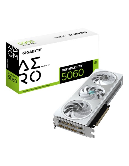 TARJETA GRAFICA GIGABYTE GAMING RTX 5060 AERO OC 8GB GDDR7