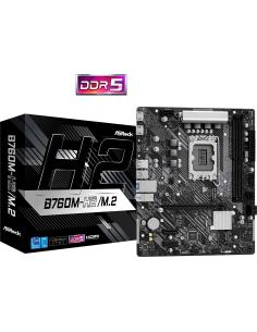 PB S1700 ASROCK B760M-H M.2 2DDR5 PCIE4 LAN 4SATA3 HDMI DP MATX