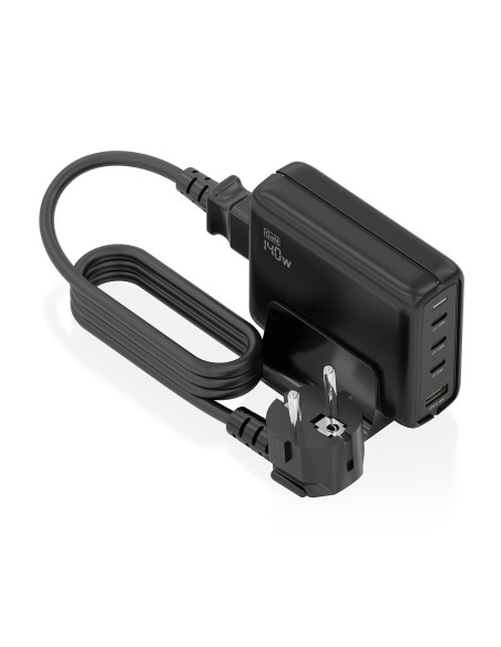 CARGADOR GAN AISENS SOBREMESA 140W 3XUSB-C PD3.1 QC4.0 QC5.0 USB-A QC3.0
