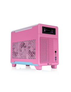 CAJA MICRO ATX THERMALTAKE TR100 USB 3.2 C X 1 USB 3.0 X 2 SN FUENTE BUBBLE PINK