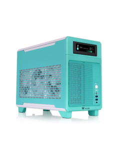 CAJA MICRO ATX THERMALTAKE TR100 USBC X 1 USB 3.0 X 2 SN FUENTE ROSA AZUL