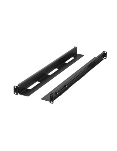 KIT CARRIL LANBERG RACK 19" DESLIZANTE 650-1090MM NEGRO