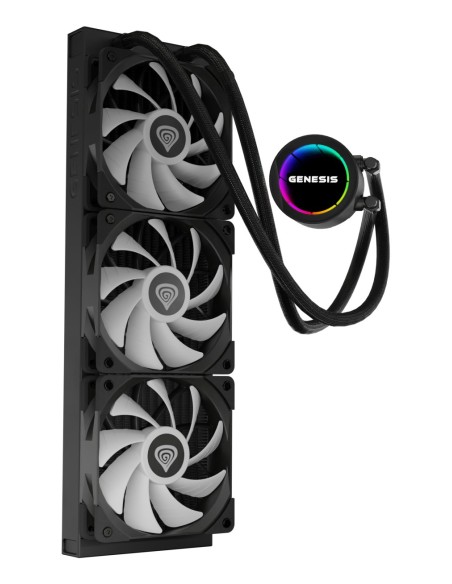 VENTILADOR GENESIS REFRIGERACION LIQUIDA HYDRIA 360 ARGB 120MM + PASTA TERMICA