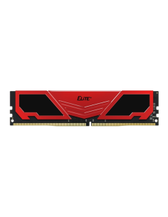 DDR4 TEAMGROUP ELITE HEATSINK 16GB 3200 NEGRO / ROJO
