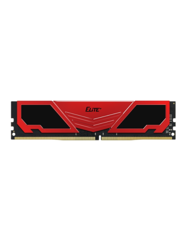 DDR4 TEAMGROUP ELITE HEATSINK 16GB 3200 NEGRO / ROJO