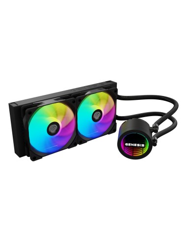 VENTILADOR GENESIS REFRIGERACION LIQUIDA HYDRIA 240 ARGB 120MM + PASTA TERMICA