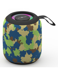 ALTAVOZ PORTATIL GEMBIRD 8W BT LED RGB CAMUFLAJE