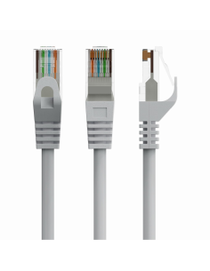 CABLE RED GEMBIRD UTP CAT6 15M COBRE GRIS