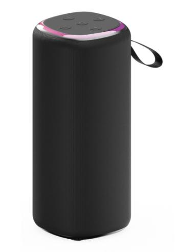 ALTAVOZ PORTATIL GEMBIRD SPK-BT-LED-08L 10W BT NEGRO LUZ LED
