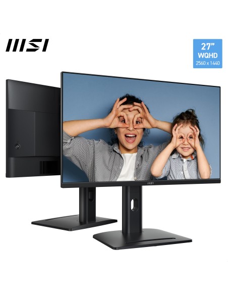 MONITOR 27 MSI PRO MP275QPG WQHD 2560X144 100HZ 1MS DP HDMI MM NEGRO