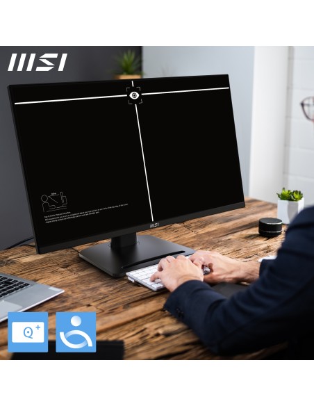 MONITOR 27 MSI PRO MP275QPG WQHD 2560X144 100HZ 1MS DP HDMI MM NEGRO