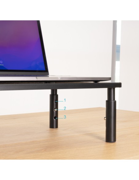 SOPORTE ELEVADOR PARA MONITORES NEGRO TOOQ TQMR081