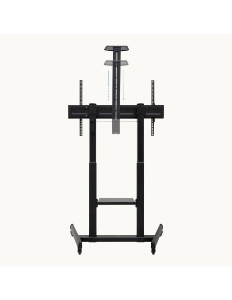 SOPORTE SUELO RUEDAS REGULABLE AQUILES 60-100 TOOQ FS20406HM-B