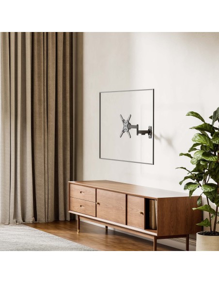 SOPORTE GIRA INCL NIVELABLE MONITOR 20KG 3 PIVOTE 13-32 NEGRO AISENS WT32TSR-381