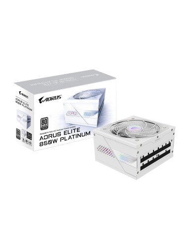 FUENTES DE ALIMENTACION GIGABYTE PLATINIUM AORUS ELITE 850W ICE ATX BLANCO