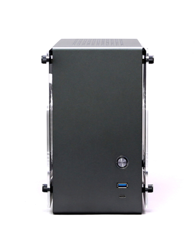 CAJA ZALMAN M4 MINI-ITX M2 1 X VENT 800MM ARGB 2XUSB 3.0 GRIS S/N FUENTE